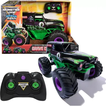 Modelářství Monster Jam RC truck GRAVE DIGGER Smash & Bash 1:15