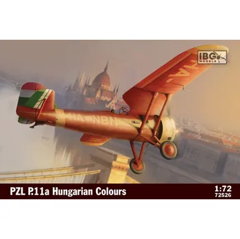 Plastikový model PZL P.11a Hungarian Colours - IBG models 72526