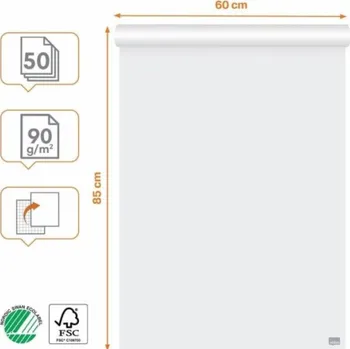 Flipchart Blok flipchart Nobo, role 60x85