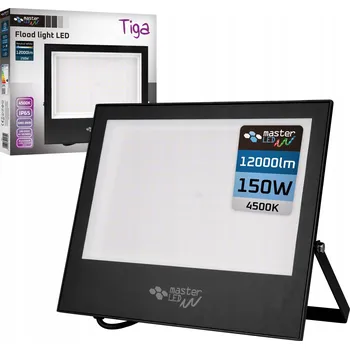 LED reflektor Masterled 150W černý 4500K IP65