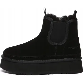 Dámské kozačky EverAu Australia dámské kozačky s plochým podpatkem, velikost 38