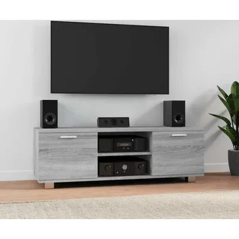 Televizní stolek vidaXL TV skříňka 120x40,5x35 cm kompozitní dřevo [243042] Barva: šedá sonoma