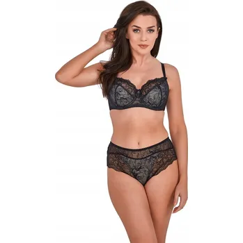 Podprsenka Gaia 1207 Hannah černo-béžová 65F Polovyztužená podprsenka