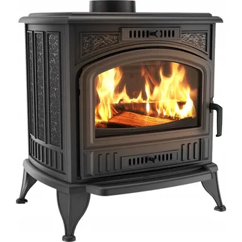 Krbová kamna Litinová Kamna Kratki 66,8 x 57,8 x 49 cm