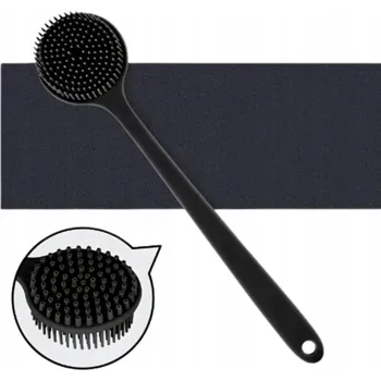 Koupelový kartáč ERGONOMICKÝ SILIKONOVÝ KARTÁČ NA MYTÍ ZAD S DLOUHOU RUKOJETÍ A MASÁŽNÍ FUNKCÍ