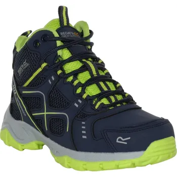 Pánské tenisky REGATTA Dětská obuv Vendeavour Walking Boots MODRÁ|ZELENÁ|ŽLUTÁ