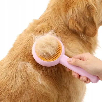 Kartáč pro zvířata Kartáč pro psy a kočky Kartáč pro psy a kočky (fialová)