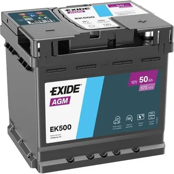 Autobaterie Exide AGM EK500 12V 50Ah 570A