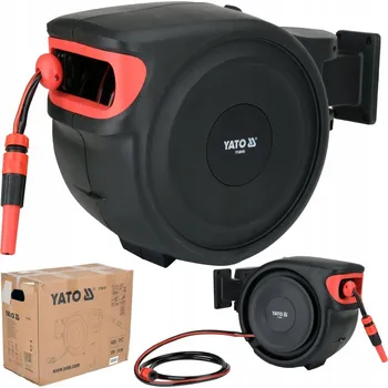 Zahradní hadice Yato zahradní hadice s automatickým navijákem, 25 metrů, 1/2"