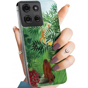 Pouzdro na mobilní telefon Hello Case Hello Zadní Kryt pro Motorola Moto G75 5G zelené