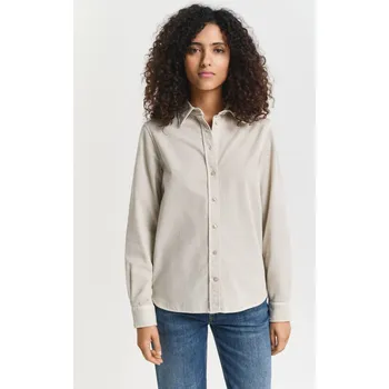 Dámská košile KOŠILE GANT REG CORD SHIRT PUTTY
