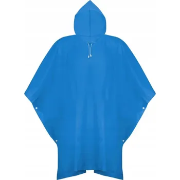 Dámský kabát Agrafka dámský kabát modrý oversize s kapucí univerzální velikost