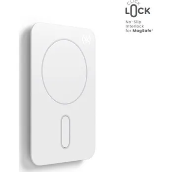 Speck Everywhere Mount + ClickLock - Magnetický držák MagSafe (bílý)