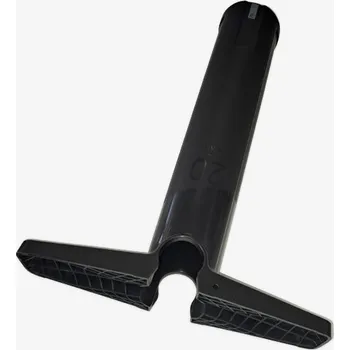 Míčový sport DECATHLON Trubice a noha k pumpě 20 PSI ČERNÁ