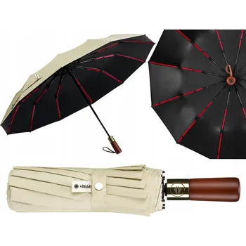 Deštník Peterson automatický skládací deštník s pouzdrem, bílý