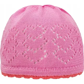 Čepice Dívčí prolamovaná čepice růžová Döll, vel. 43