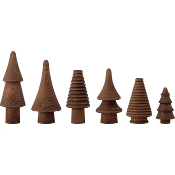 Vánoce Bloomingville, Dekorativní figurky Rias vánoční stromky 6 ks - Formadore