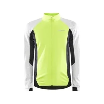 Cyklistická bunda Cyklobunda CRAFT ADV SubZ Lumen žlutá S