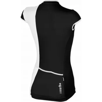 cyklistický dres RH+ Dres Fusion W černo-bílý - L