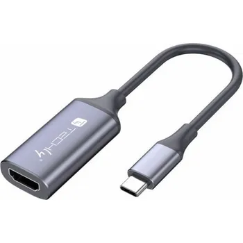 Video kabel Techly HDMI USB-C 4K 30HZ rekordér/grabber