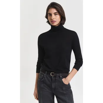 Dámský svetr ROLÁK GANT FINE MERINO TURTLENECK BLACK