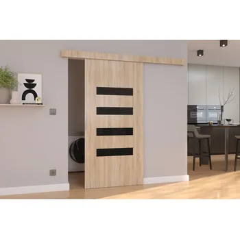 Stavební výplň ADRK Forli posuvné dveře 76/205/16 dub sonoma