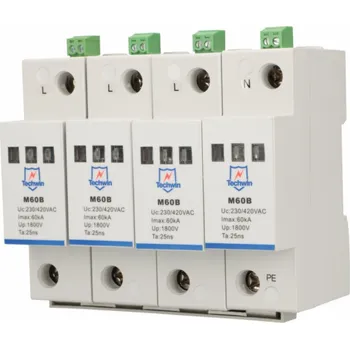 Přepěťová ochrana ExtraLink M60B4 | Svodič přepětí | 4P 3F 60Ka Max. přepěťový proud