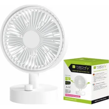 Domácí ventilátor Techly 10stupňový bezdrátový stolní ventilátor s oscilací