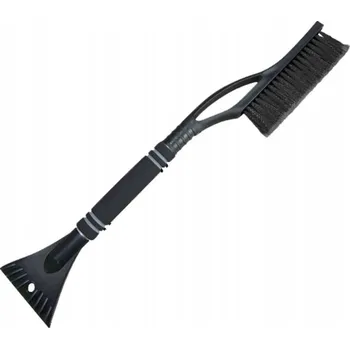 Autoškrabka DLOUHÝ KARTÁČ ŠKRABKA NA OKNA AUTA ČERNÁ 2V1 NA ODMRZOVÁNÍ A ODSTRAŇOVÁNÍ SNĚHU