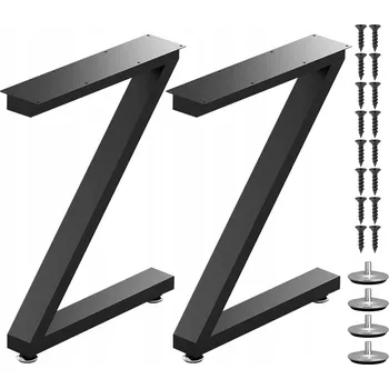 Psací stůl Rám nohy pro stůl/psací stůl Z, Černá matná, V 71 cm