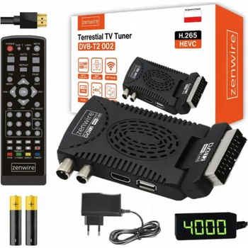 Set top box Zenwire DVB-T2 HEVC H.265 WiFi pozemní TV tuner dekodér DVB-T2 002