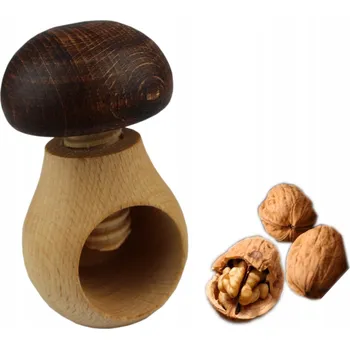 Louskáček Louskáček na ořechy otevřený polský hnědý houba