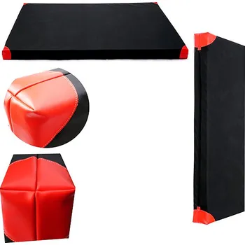 Žíněnka TopKing Profesionální gymnastická žíněnka pro sportovce 200 × 120 × 10 cm Černá/Červená