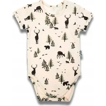 Kojenecký body Bavlněné body s krátkým rukávem Nicol, vel.