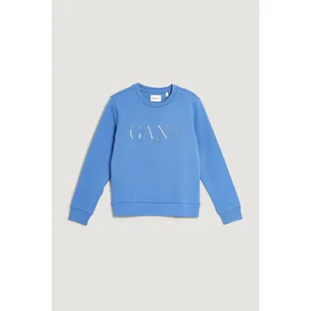 Dámská mikina MIKINA GANT TONAL GRAPHIC C-NECK SWEAT FADED DENIM