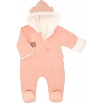 Kojenecký overall Fleecový overal s hřejivou podšívkou (luna) Nicol, vel. 56