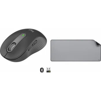 Myš Logitech M650 Mouse Graphite (910-006253) + řada Studio – STŘED ŠEDÁ (956-000052)