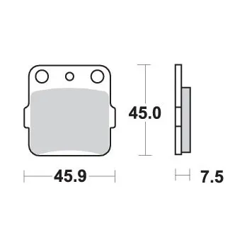 Brzdová destička SBS brzdové destičky KH084 OFF-ROAD závodní sintrované barva zlatá (SBS brzdové destičky KH084 OFF-ROAD závodní sintrované barva zlatá)