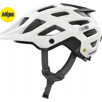 Cyklistická přilba Abus Moventor 2.0 MIPS MTB helma lesklá bílá L 57-61 cm