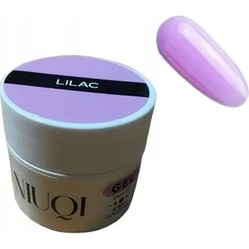 Lak na nehty NIUQI STAVEBNÍ GEL KAMUFLÁŽNÍ KAUČUKOVÝ LILAC UV/LED 12 ml