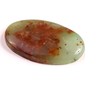 Přírodní kámen Kabošon Aquaprase č.8207 (40x23x6mm)