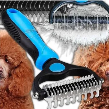 Zastřihovač, Hřeben a Kartáč na Odstranění Chuchvalců a Odumřelé Srsti pro Psy a Kočky