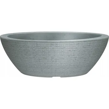 Květináč Plast Květináč šedý Scheurich 59 cm x 25 x 20 cm