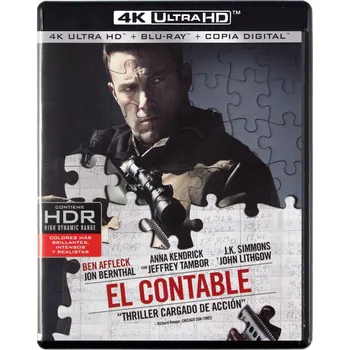 Blu-ray film Księgowy / The Accountant Blu-ray 4K disk