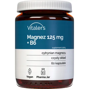 Doplněk stravy Vitaler's Hořčík + B6 60 kapslí