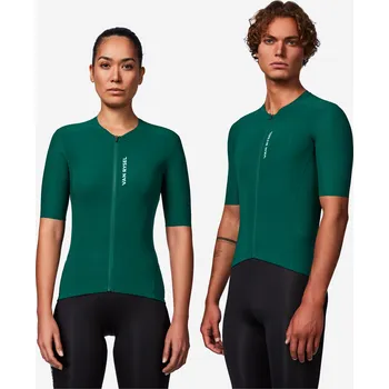 Cyklistické oblečení VAN RYSEL Unisex dres na silniční cyklistiku RCR-R 2 L ZELENÁ