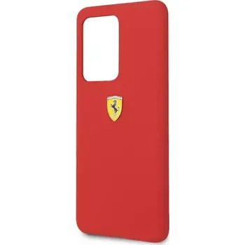Ferrari SF Silikonový Kryt pro Samsung Galaxy S20 Ultra červená (3700740473344)