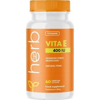 Vitamín E Herb Vita E 400 IU 60 kapslí