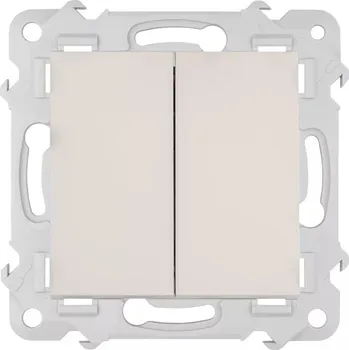 vypínač Vypínač Bella Kašmír Dvojitý ŁP-2 BL/M