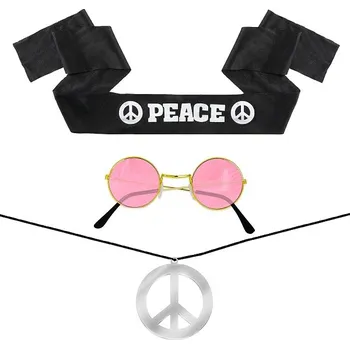 Karnevalový doplněk Sada Hippie 3 ks